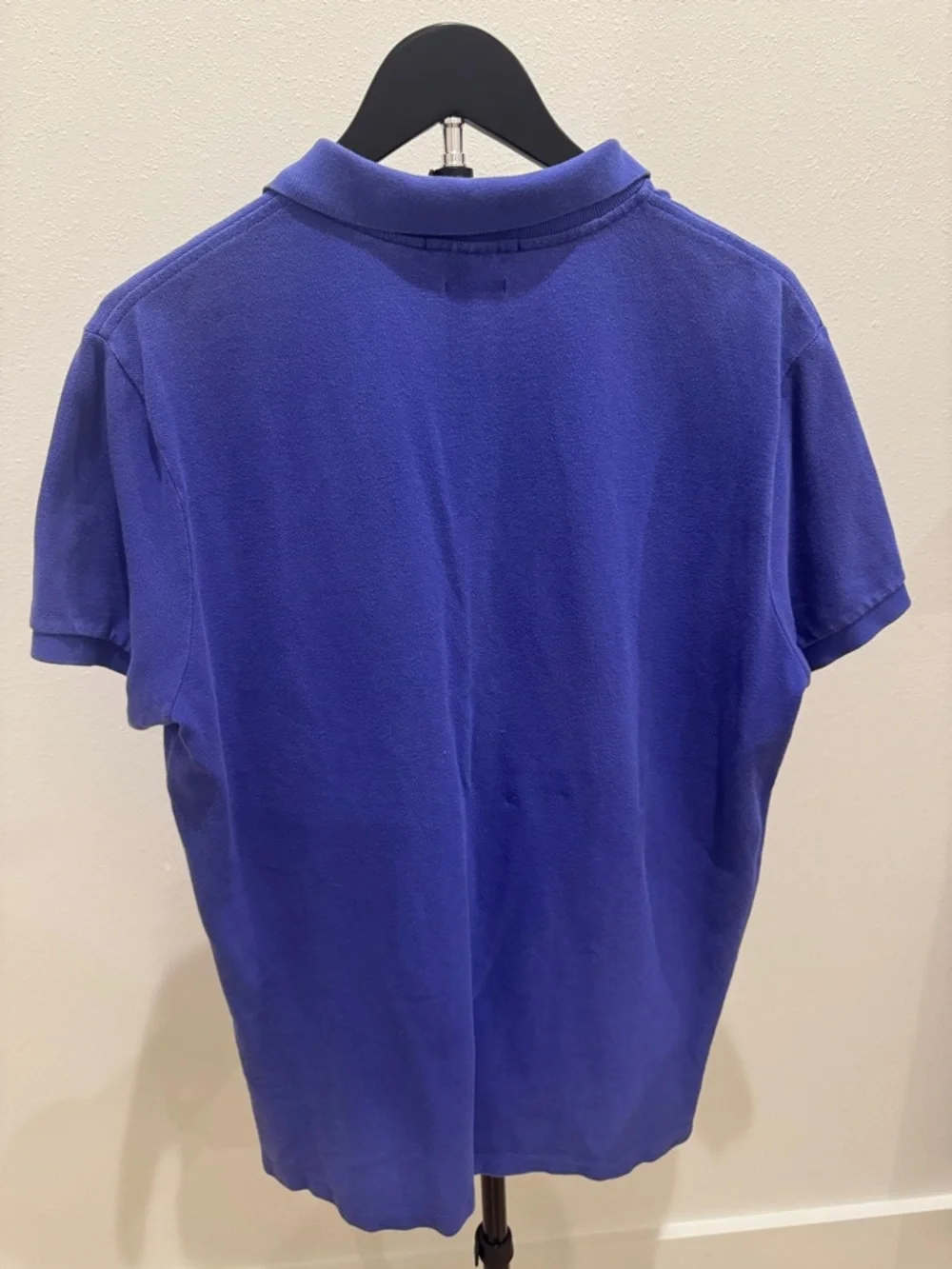 Ralph Lauren Men's Deep Purple Polo with Yellow Pony